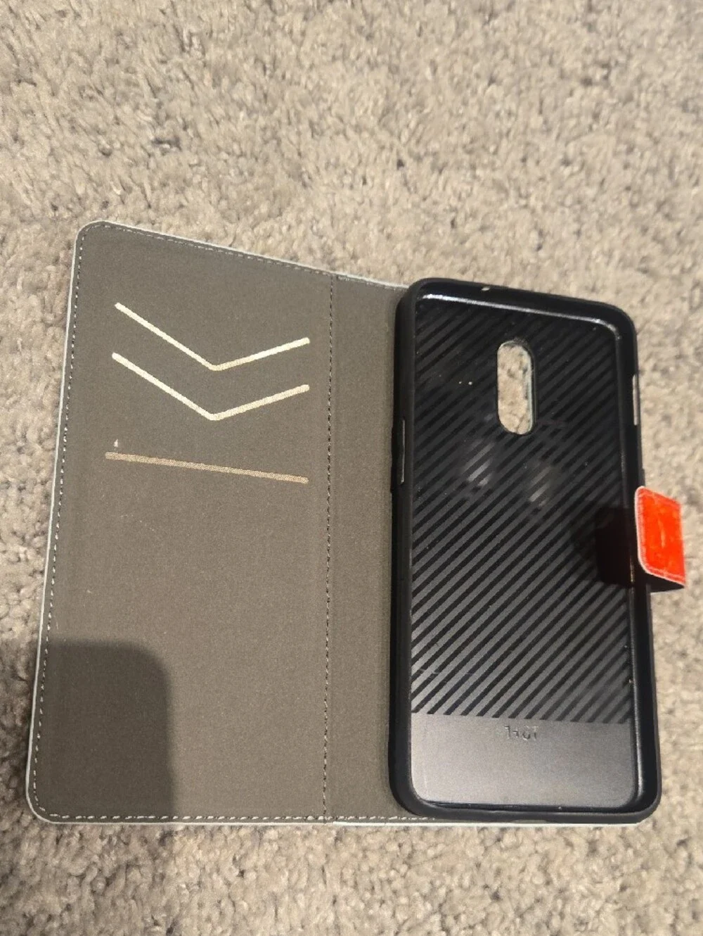 Autumn Landscape Phone Wallet Case With Milti Card Holder In Orange & Yellow